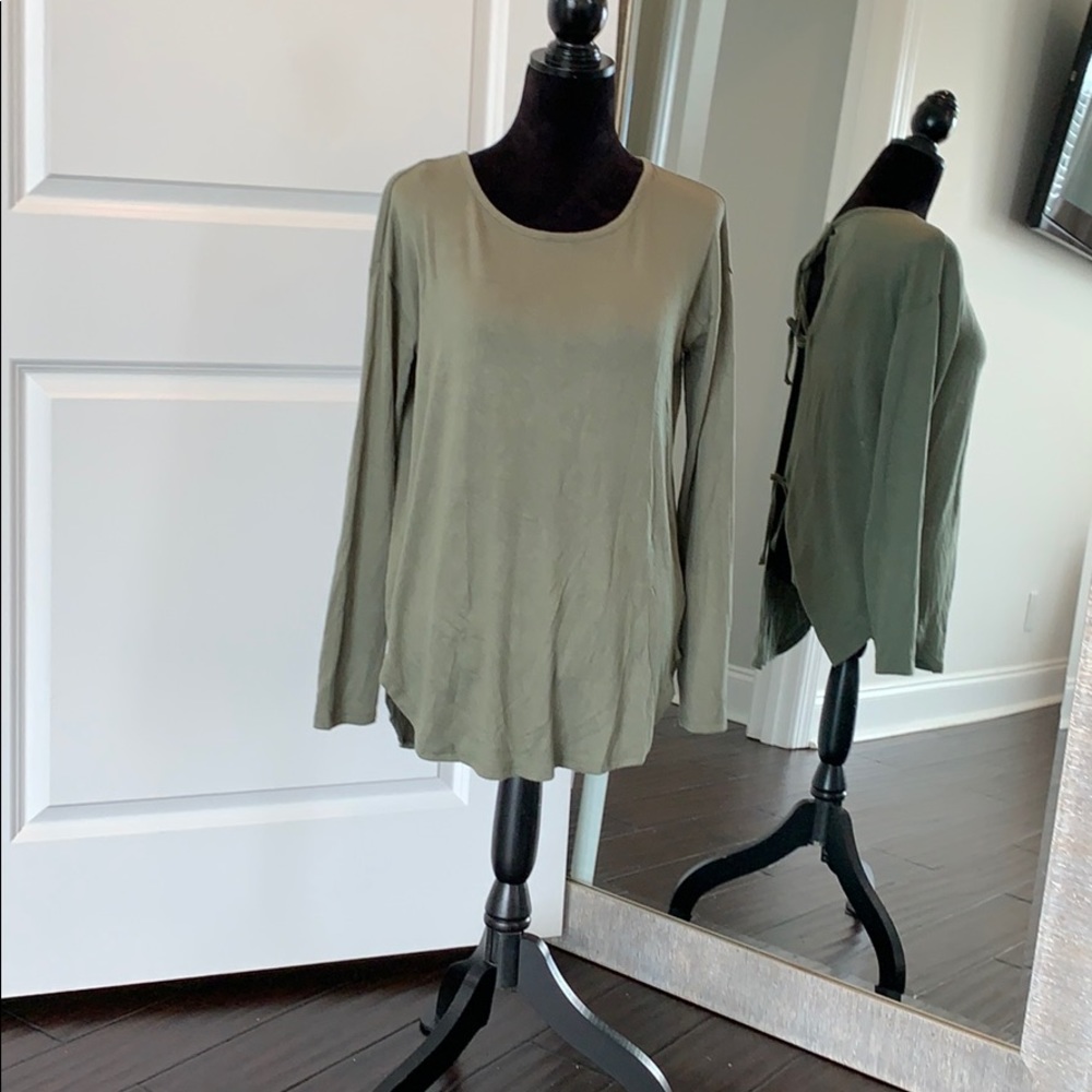 Open back sweater